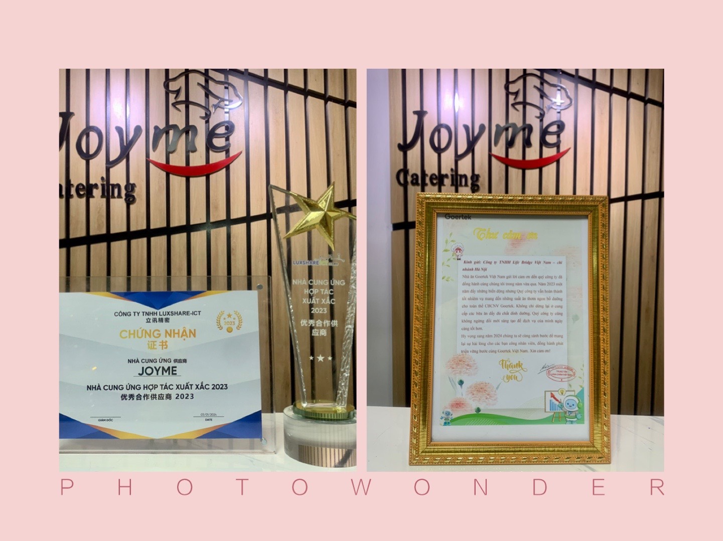 [Goertek & Luxshare]_ Giải thưởng nhà cung cấp xuất sắc nhất năm 2023 đã được trao cho JOYME