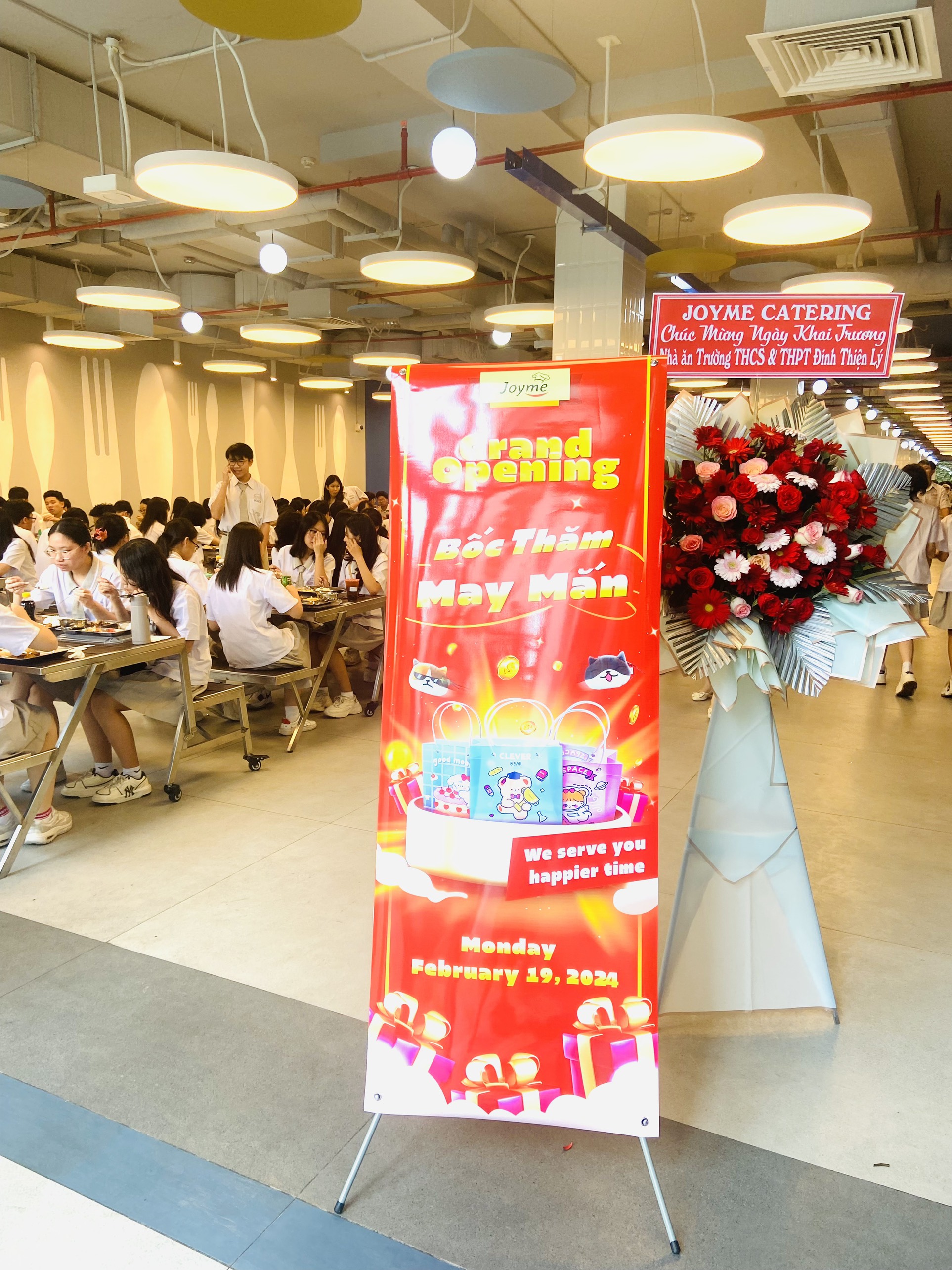 Năm Giáp Thìn 2024 bắt đầu với khách hàng mới: trường THCS & THPT Đinh Thiện Lý (19/02/2024).
