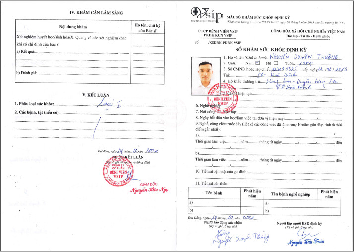 Kiểm tra sức khoẻ định kỳ